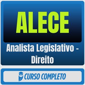 ALECE (Analista Legislativo - Direito) Pós-Edital - 2026 - Rateio de Curso | Rateio Concursos | Melhor Site de Rateio d