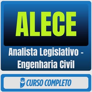 ALECE (Analista Legislativo - Engenharia Civil) Pós-Edital - 2026 - Rateio de Curso | Rateio Concursos | Melhor Site de