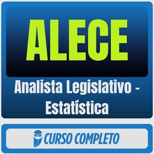 ALECE (Analista Legislativo - Estatística) Pós-Edital - 2026 - Rateio de Curso | Rateio Concursos | Melhor Site de Rate