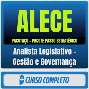 ALECE (Analista Legislativo - Gestão e Governança) Pacotaço - Pacote Teórico + Pacote Passo Estratégico - 2026 (Pós-Edi