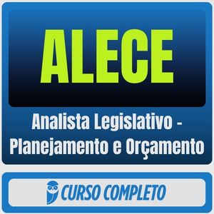 ALECE (Analista Legislativo - Planejamento e Orçamento) Pós-Edital - 2026 - Rateio de Curso | Rateio Concursos | Melhor