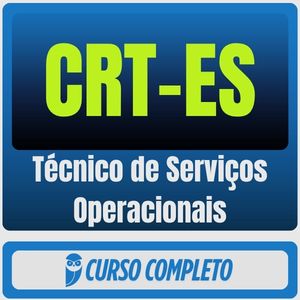 CRT-ES (Técnico de Serviços Operacionais) Pós-Edital - 2026 - Rateio de Curso | Rateio Concursos | Melhor Site de Ratei
