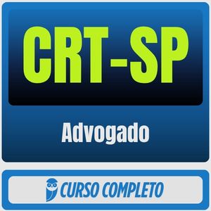 CRT-SP (Advogado) Pós-Edital - 2026 - Rateio de Curso | Rateio Concursos | Melhor Site de Rateio de Cursos