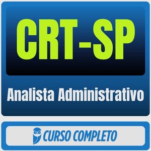 CRT-SP (Analista Administrativo) Pós-Edital - 2026 - Rateio de Curso | Rateio Concursos | Melhor Site de Rateio de Curs