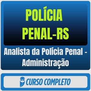 Polícia Penal-RS (Analista da Polícia Penal - Administração) Pós-Edital - 2026 - Rateio de Curso | Rateio Concursos | M