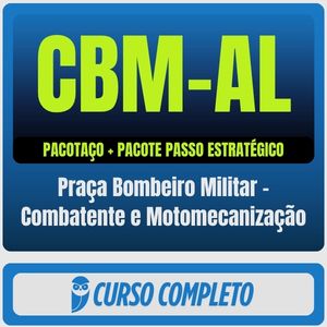 CBM-AL (Praça Bombeiro Militar - Combatente e Motomecanização) Pacotaço - Pacote Téorico + Pacote Passo Estratégico - 2