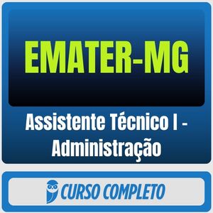EMATER-MG (Assistente Técnico I - Administração) Pacote