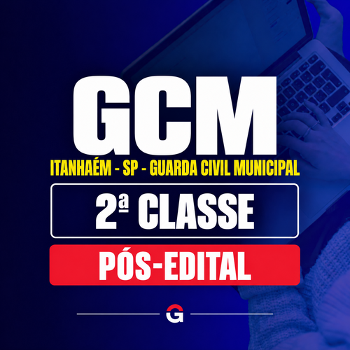 Rateio GCM Itanhaém - SP - Guarda Civil Municipal - 2ª Classe (Pós-Edital)