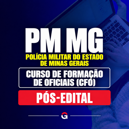 Rateio PM MG - Polícia Militar do Estado de Minas Gerais - Curso de Formação de Oficiais (CFO) - Pós-Edital