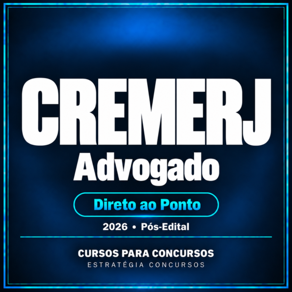 CREMERJ (Advogado) Direto ao Ponto - 2026 (Pós-Edital)