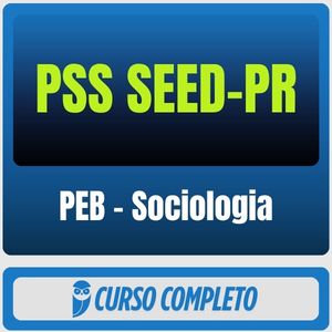PSS SEED-PR (PEB - Sociologia) Pacote - 2026 (Pós-Edital)
