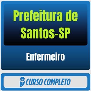 Prefeitura de Santos-SP (Enfermeiro) Pacote - 2026 (Pós-Edital)