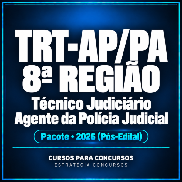 TRT 8 Polícia Judicial — Estratégia Concursos