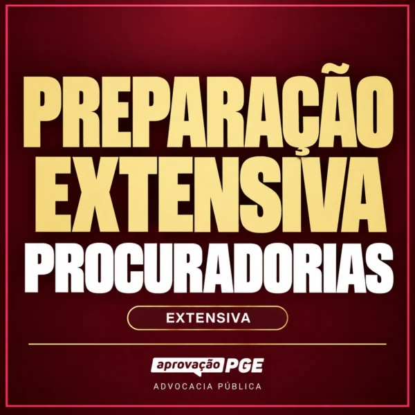 Rateio Preparação Extensiva — Procuradorias — Aprovação PGE