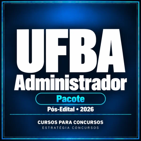 Rateio Pacote para UFBA (Administrador) 2026 (Pós-Edital) Lote Relâmpago